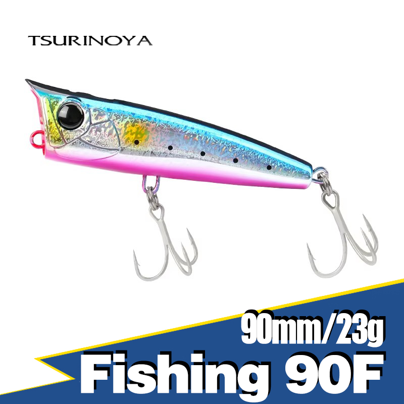 Fishing Lure Popper - TSURINOYA-DASHER 90F Popper Fishing Lure, Artificial