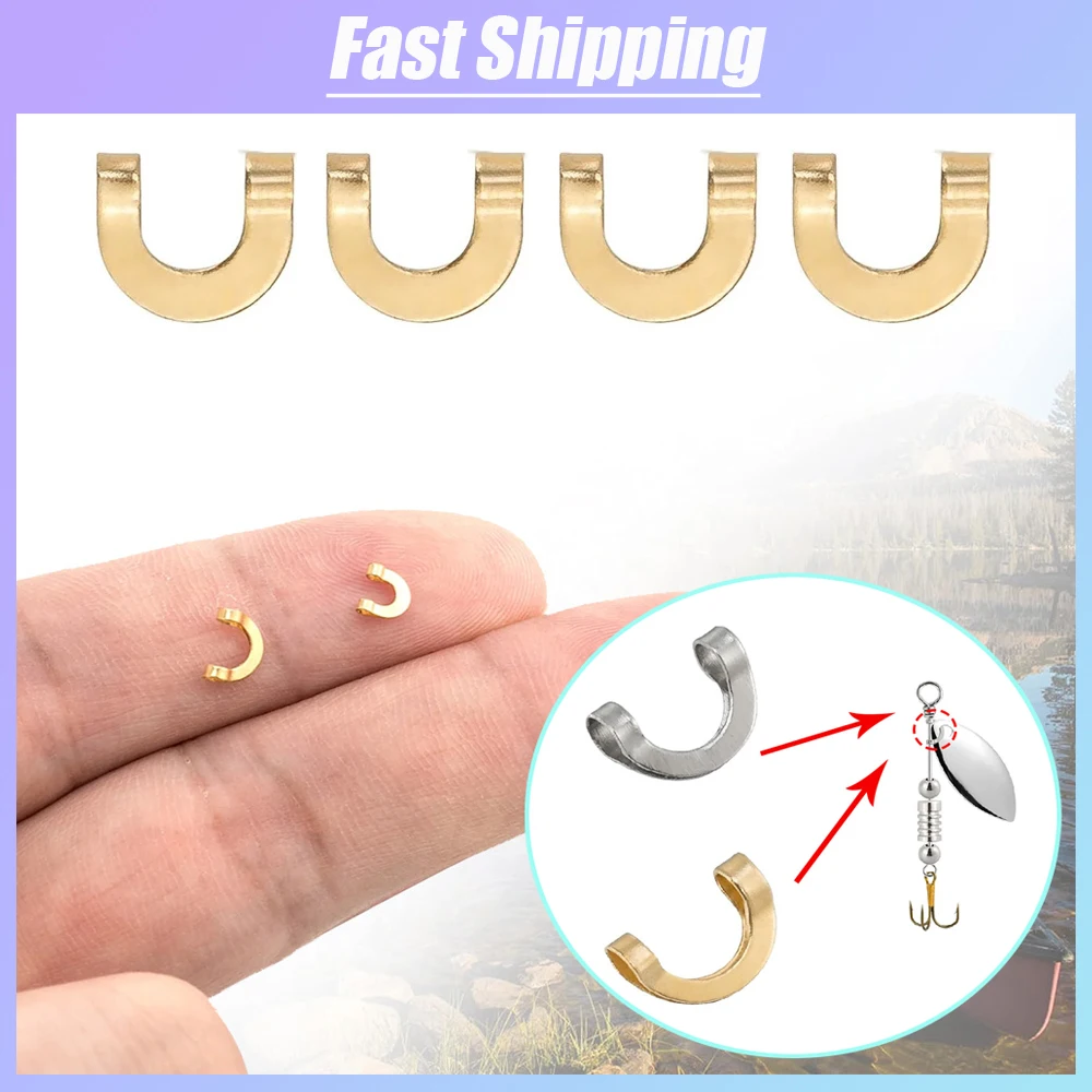 Fishing Lure Spinner - 100 pçs pesca em forma de