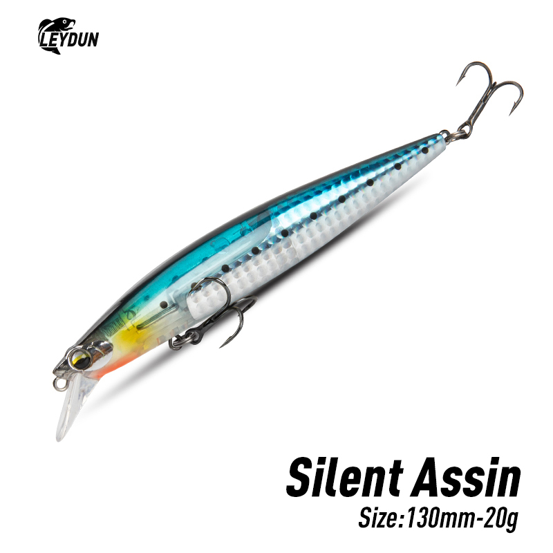 Fishing Lure Spinnerbait - Iscas Artificiais Flutuantes LEYDUN para Robalo
