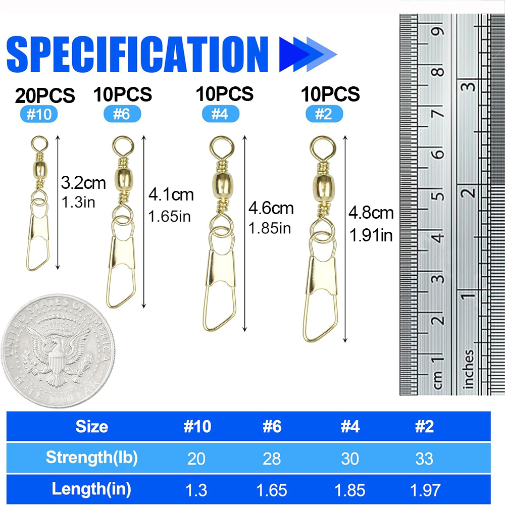 Barril de pesca dourado girató - Fishing Lure Accessories avaliação e preço