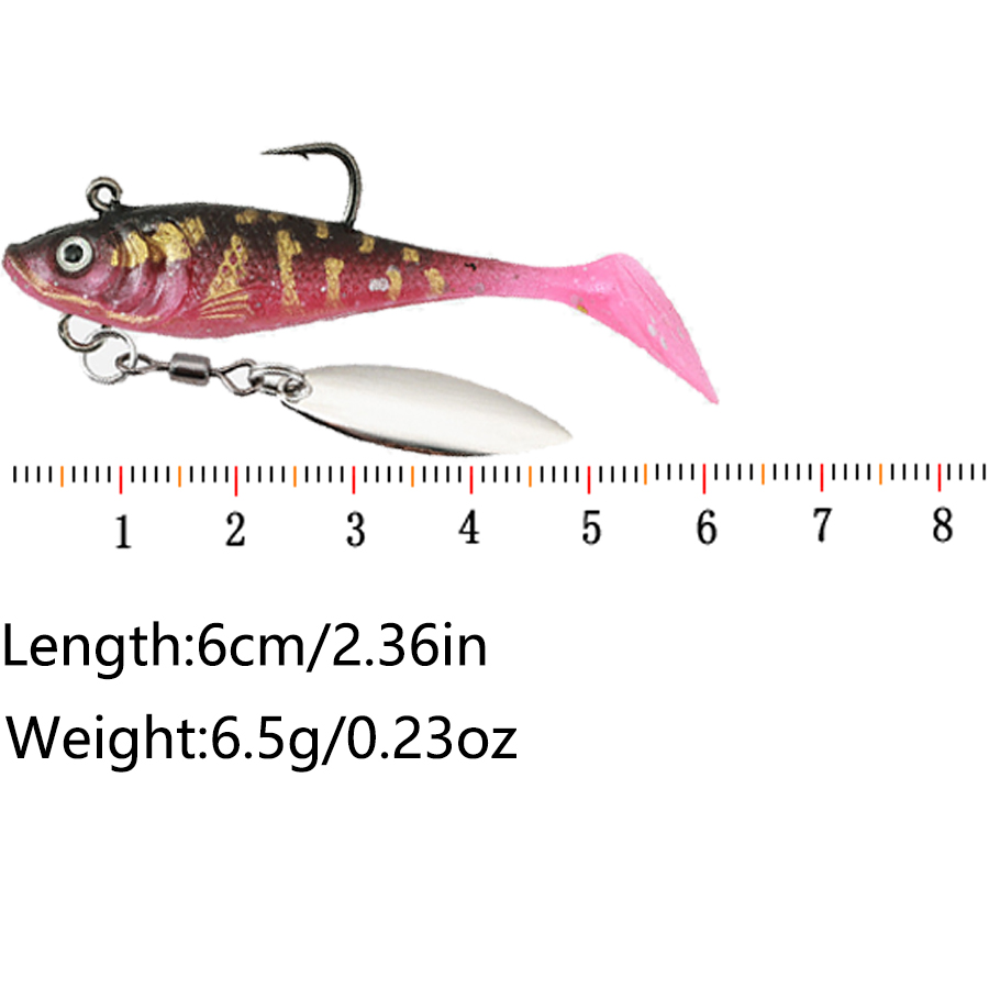 5 Iscas Artificiais Flexíveis  - Fishing Lure Swimbait avaliação e preço