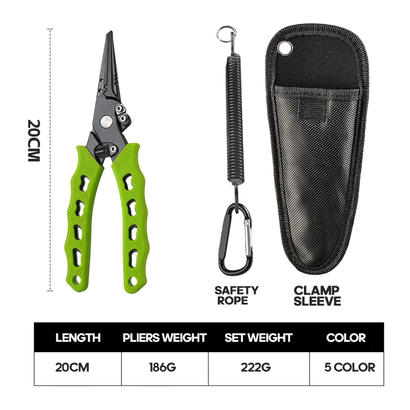 Alicate de Pesca TAIYU 5 Cores - Fishing Lure Accessories avaliação e preço