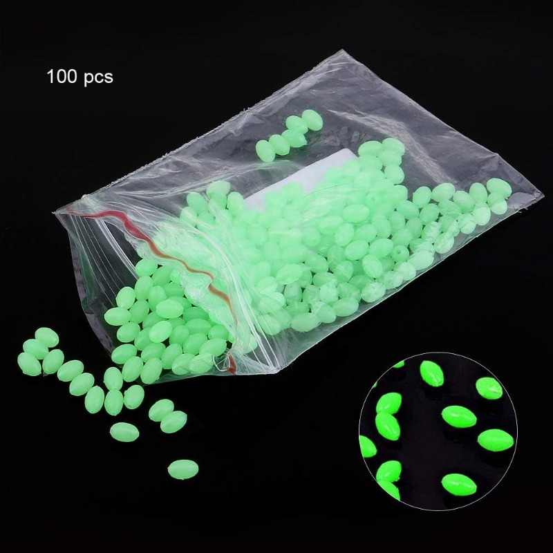 100 pçs/lote oval noite lumino - Fishing Lure Topwater avaliação e preço