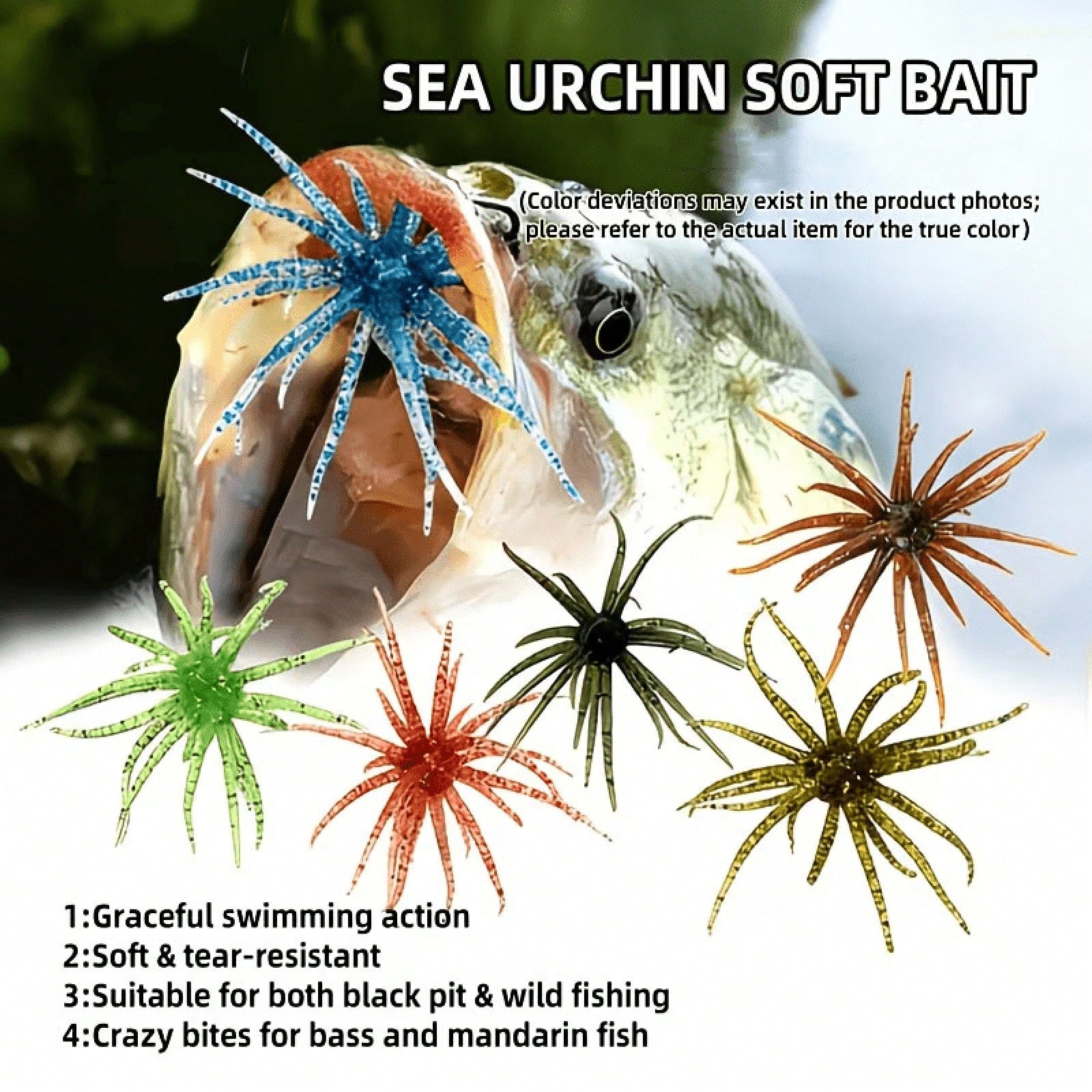6 peças de iscas macias para p - Fishing Lure Topwater avaliação e preço