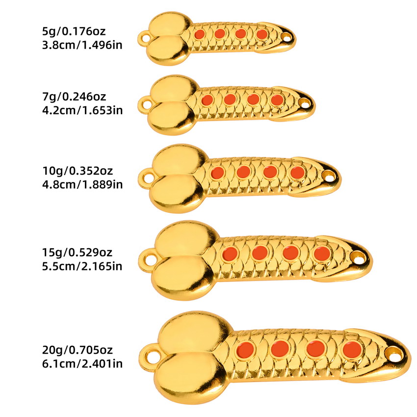 Metal Spoon Penis Shape Fishin - Fishing Lure Spinnerbait avaliação e preço