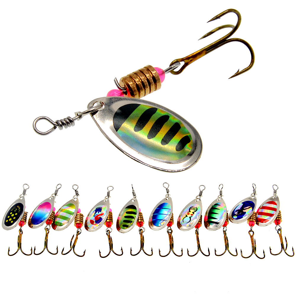Isca de pesca giratória colher - Fishing Lure Spinner avaliação e preço