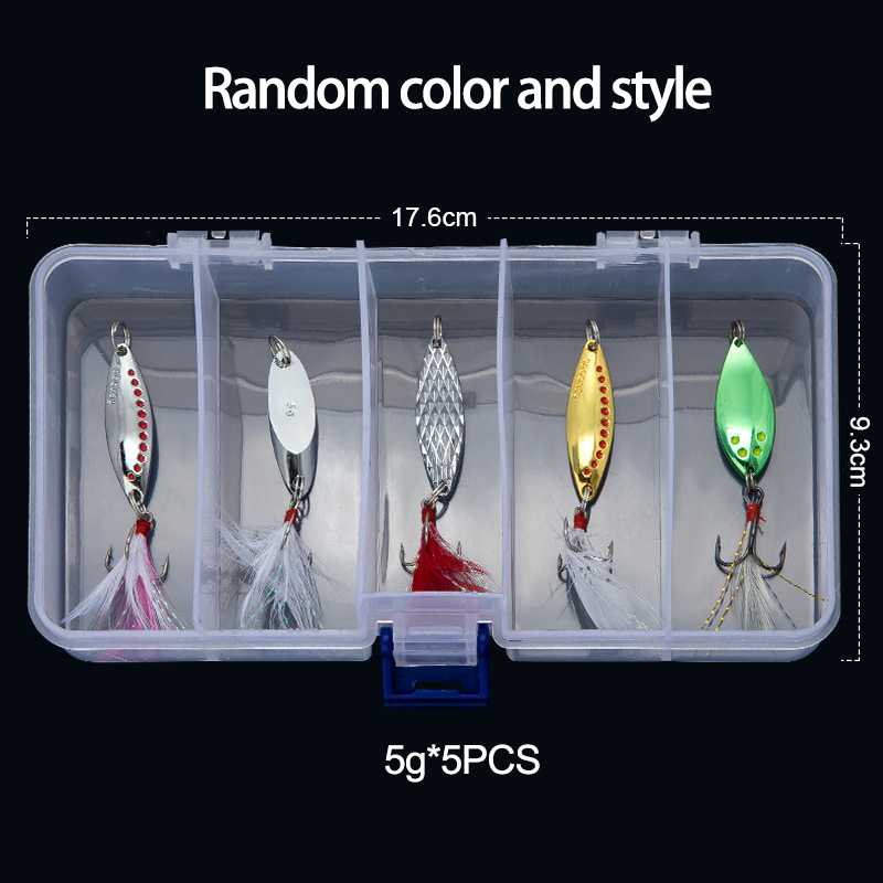 Colher de metal girador isca d - Fishing Lure Spinner avaliação e preço