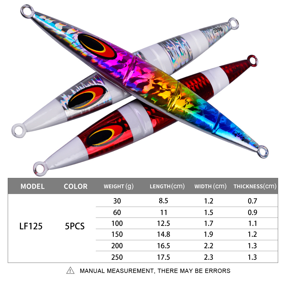 Isca de pesca marítima 30g-200 - Fishing Lure Jig avaliação e preço