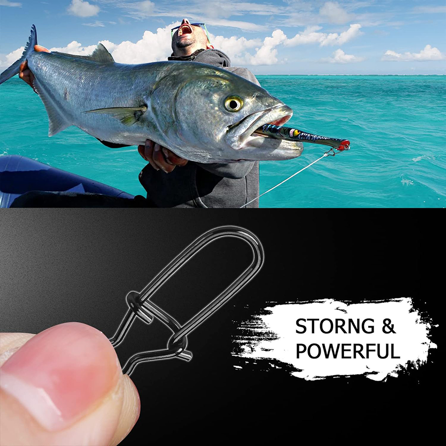 50 pçs crankbait snaps de aço  - Fishing Lure Crankbait avaliação e preço