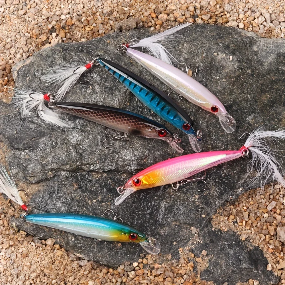 Laser 3d olhos biônicos minnow - Fishing Lure Box avaliação e preço