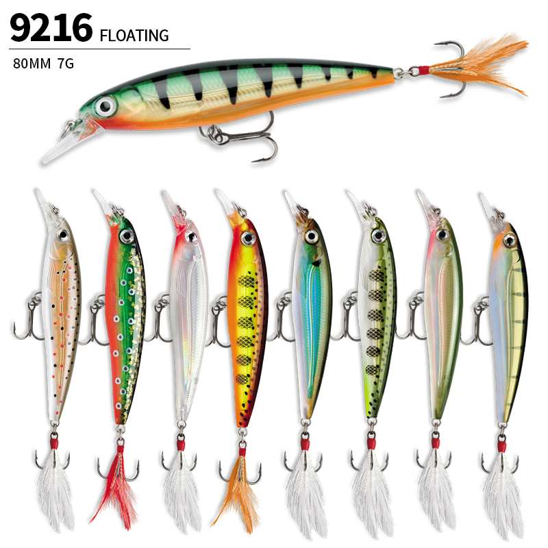 Iscas de pesca de peixinho flu - Fishing Lure Jerkbait avaliação e preço