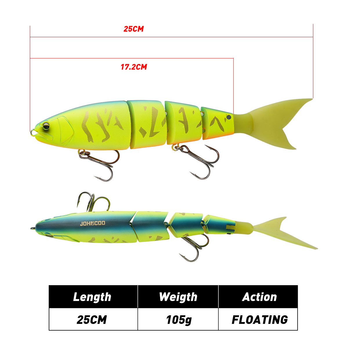 Johncoo isca de pesca articula - Fishing Lure Popper avaliação e preço