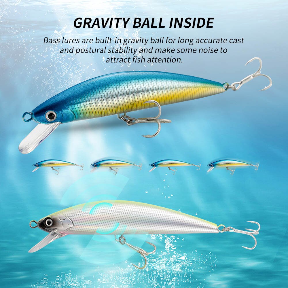 Sinking Minnow Fishing Lure, S - Fishing Lure Crankbait avaliação e preço