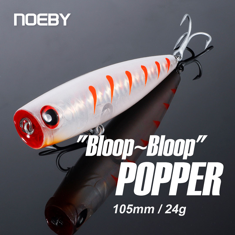 Noeby 105mm 24g Topwater Poppe - Fishing Lure Popper avaliação e preço