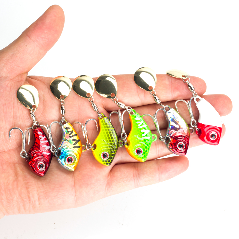 Conjunto de 6 Iscas Metálicas  - Fishing Lure Spinnerbait avaliação e preço